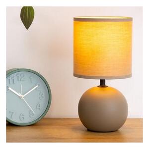 Atmosphera - Stolní lampa TIMÉO 1xE14/60W/230V taupe/krémová