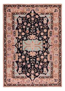 TKANÝ KOBEREC, 120/170 cm růžová, černá Flair Rugs - Online Only koberce & rohožky, Online Only