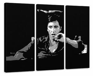 Ručně malovaný obraz POP Art AL PACINO 3 díly al16 - 60x40 cm