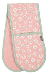 B Living Dvojitá kuchyňská chňapka Daisy pink