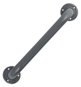 MSV madlo do koupelny SAFE, šedé, ocel, 40 cm