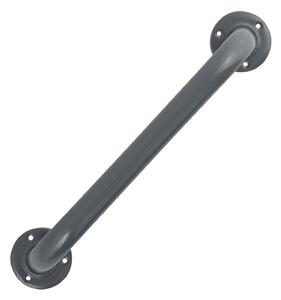 MSV madlo do koupelny SAFE, šedé, ocel, 30 cm