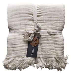 B Living Mušelínový pléd Muslin creme 140x200cm