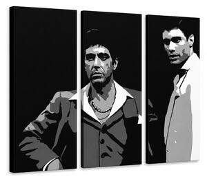 Ručně malovaný obraz POP Art AL PACINO 3 díly al31 - 60x40 cm