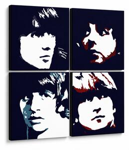 Ručně malovaný obraz POP Art BEATLES 4 Piece Beat - 60x60