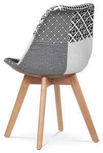 Jídelní židle BOLZANO - masiv buk, patchwork