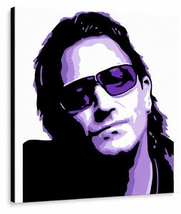 Ručně malovaný obraz POP Art Bono-U2 1 kus bono3 - U2 1 dílný bono3 - 50x50 cm