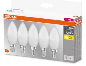 SADA 5x LED Žárovka BASE B40 E14/4,9W/230V 2700K - Osram
