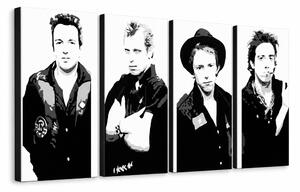 Ručně malovaný obraz POP Art Clash z hlíny, 4 kusů - 120x60 cm