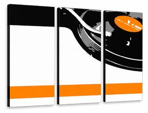 Ručně malovaný obraz POP Art DJ 3 kusy dj5 - 60x40 cm