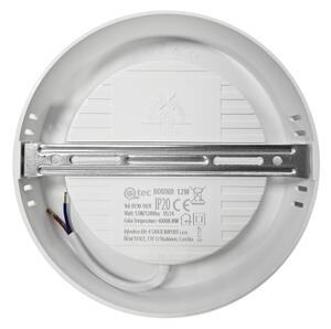 LED Stropní svítidlo ROUND LED/12W/230V 4000K pr. 16,7 cm bílá