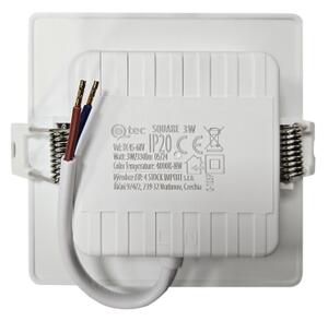 LED Podhledové svítidlo SQUARE LED/3W/230V 4000K 9x9 cm bílá