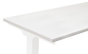 PROFIdesk Venus - výškově nastavitelný stůl 71-120 cm, 2 motory, bílá podnož Rozměr pracovní desky: 118 × 60 × 2,5 cm, Dekor pracovní desky: Buk 381