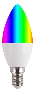 LED RGBW Stmívatelná žárovka BS3 E14/5,5W/230V 3000-6500K Wi-Fi - iGET 75020902