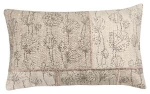 B Living Polštář Patchwork Flower krémový 30x50cm