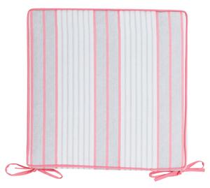 B Living Podsedák venkovní Classic Stripe růžový 40x40x5cm