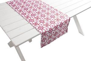 B Living Stolní běhoun Mila Outdoor růžový 42x145cm