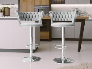 Set dvou stoliček Archie BS-1141/CM, Barva: 82-šedá Mirjan24 5903211394027