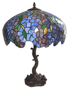 Stolní lampa 5LL-6070 modrá/zelená, styl Tiffany