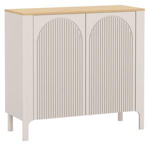 Komoda Imperion IP02, Barva: kašmír / kašmír + dub vicenza 5903211538483
