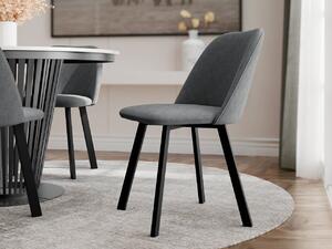 Čalouněná jídelní židle JK109, Potah: Uttario Velvet 2970, Barva: černá 5903211518645