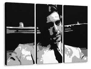 Ručně malovaný obraz POP Art KMOTR 3 dílný god6 - 60x40 cm