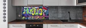 Panel lacobel Graffiti na stěně pksh-35334912