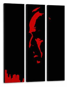Ručně malovaný obraz POP Art Marlon Brando 3 kusy bez kosti - 60x60 cm