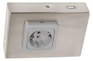 Eglo 94664 - Podlinková zásuvka SCHUKO vč .USB TAXANO