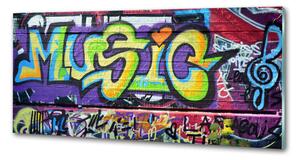 Panel lacobel Graffiti na stěně pksh-35334912