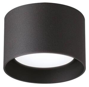 Ideal Lux downlight Spike Round, černá, hliník, Ø 10 cm