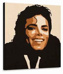 Ručně malovaný obraz POP Art Michael Jackson 1 kus mj6 - 60x60 cm