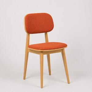 Židle LULA soft Odstín: Dub natural, Látky: LUX terracotta 10
