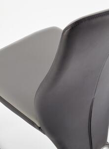 Jídelní židle K300, černá / šedá