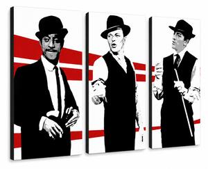 Ručně malovaný obraz POP Art Rat Pack, 3 kusy, rp - 120x80 cm