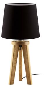 HerzBlut Elli stolní lampa, dub olejovaný/černá
