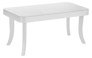 Somebunny Dětský obdélníkový stůl bílé nožičky - Drevo, 47 cm