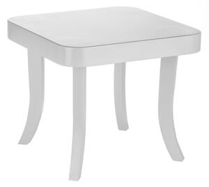 Somebunny Dětský čtvercový stůl bílé nožičky - Bílá, 37 cm