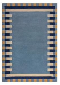 VLNĚNÝ KOBEREC, 200/290 cm modrá, žlutá Flair Rugs - Online Only koberce & rohožky, Online Only