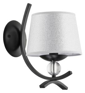 Nástěnné svítidlo SMITH 1xE14/10W/230V černá/stříbrná