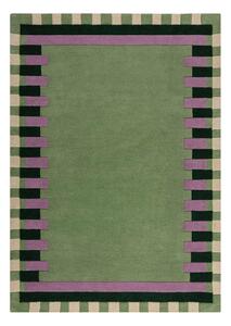 VLNĚNÝ KOBEREC, 120/170 cm zelená, fialová Flair Rugs - Online Only koberce & rohožky, Online Only