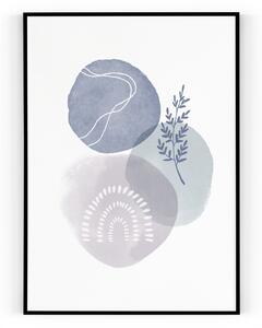 Plakát / Obraz Abstract Pololesklý saténový papír A4 - 21 x 29,7 cm