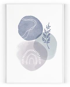 Plakát / Obraz Abstract 30 x 40 cm Pololesklý saténový papír