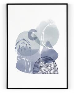 Plakát / Obraz Abstract A4 - 21 x 29,7 cm Tiskové plátno
