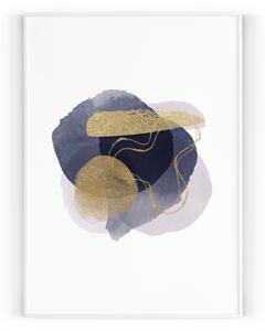 Plakát / Obraz Abstract A4 - 21 x 29,7 cm Pololesklý saténový papír