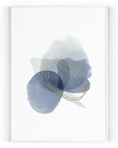 Plakát / Obraz Abstract A4 - 21 x 29,7 cm Pololesklý saténový papír