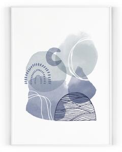 Plakát / Obraz Abstract Pololesklý saténový papír 50 x 70 cm