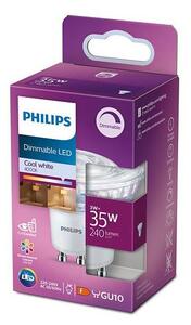 LED Stmívatelná žárovka Philips GU10/3W/230V 4000K CRI 90