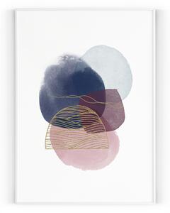 Plakát / Obraz Abstract Pololesklý saténový papír 40 x 50 cm