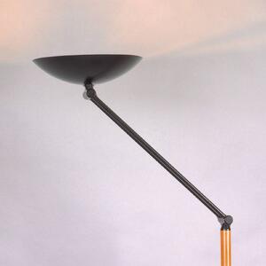LED stojací lampa Lib V, nastavitelná výška, černá